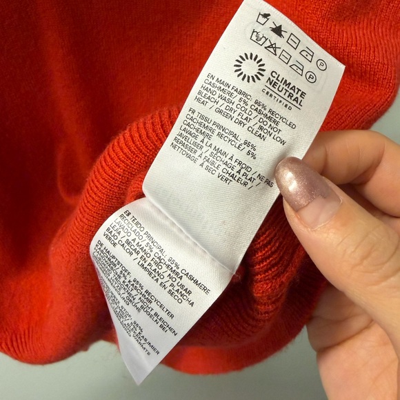 NWT reformation Louise Cashmere Polo Sweater - Picture 6 of 13